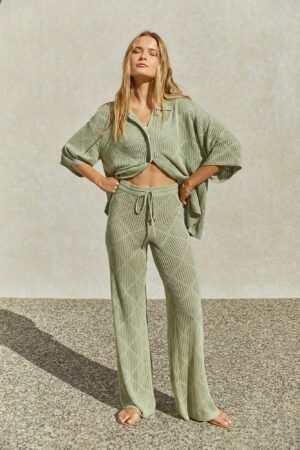 Coral Sands Pants Green