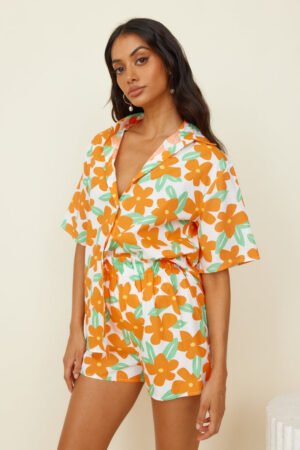 Tangerine Blossom Set Orange