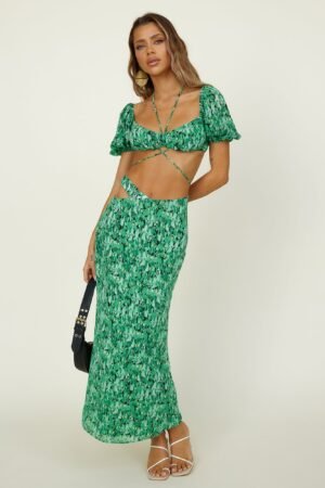 Blooming Lily Set Green